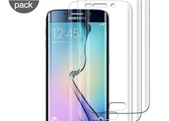 [3 Pezzi] Pellicola Vetro Temperato Samsung Galaxy S6 Edge, 9h Durezza Protezione Dello Schermo [protezione Antigraffi] [hd Trasparente] [cover Compatibile] [senza Bolle]